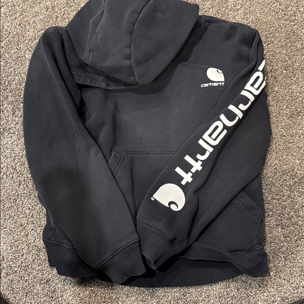 Carhartt Black Sweatshirt with White Logo